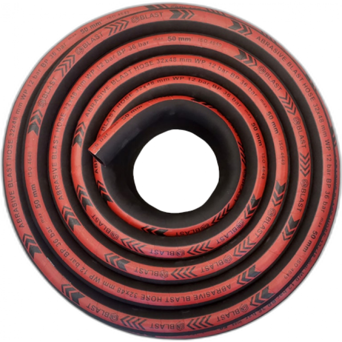 Рукав воздушный GN COMPRESSED AIR HOSE 38x54 mm. бухта 40 м Устойчивый к износу GN-BLAST GN-COMPRESSED-AIR-HOSE-38X54-MM.-BYXTA-40-M