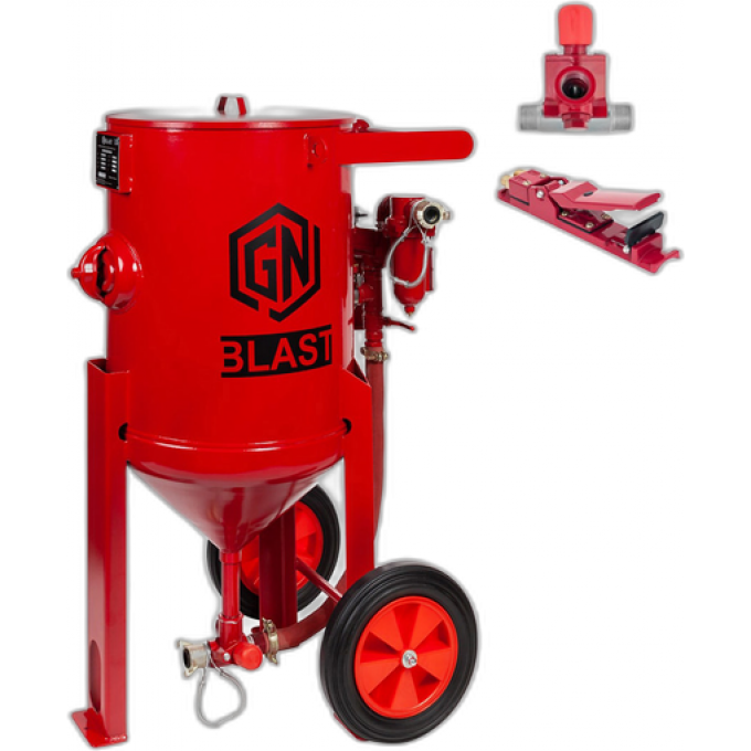 Установка абразивоструйная с дистанционным управлением и клапаном MICRO VALVE 140 800x1200x1560 GN-BLAST GN200RCMVHP